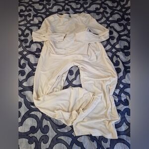 Women's Cream Sleepwear Set